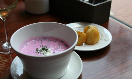 Lithuanian cold soup (Chłodnik Litewski)