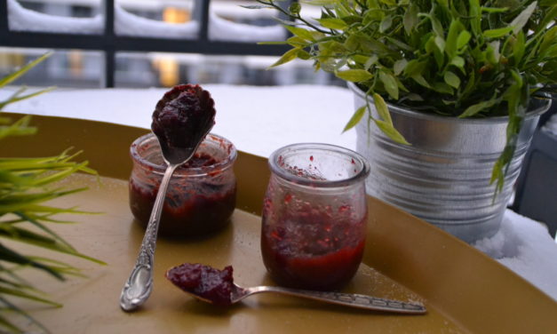 Plum jam and choco-plum jam