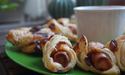 Vienna sausage in puff pastry